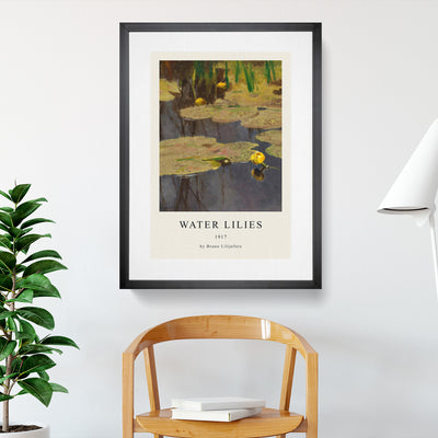 Lilly Pond Print By Bruno Liljefors