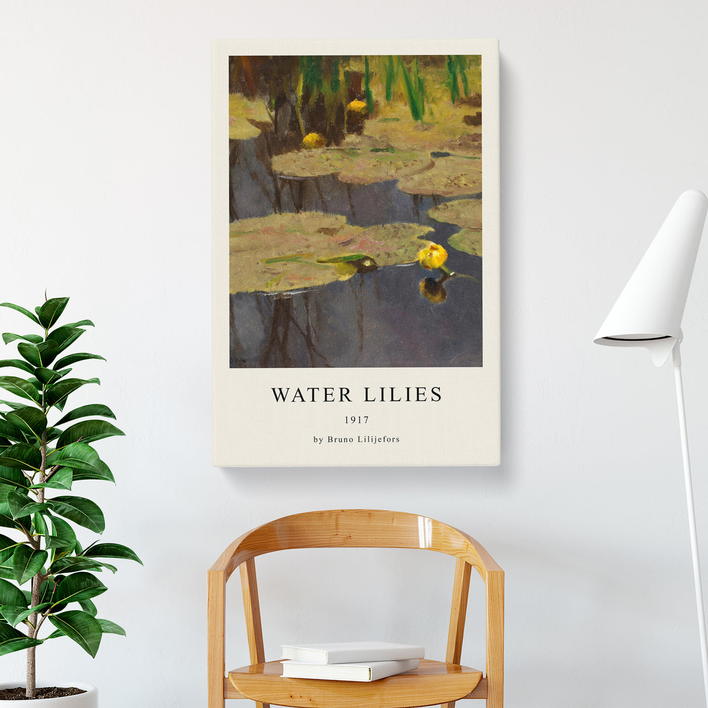 Lilly Pond Print By Bruno Liljefors