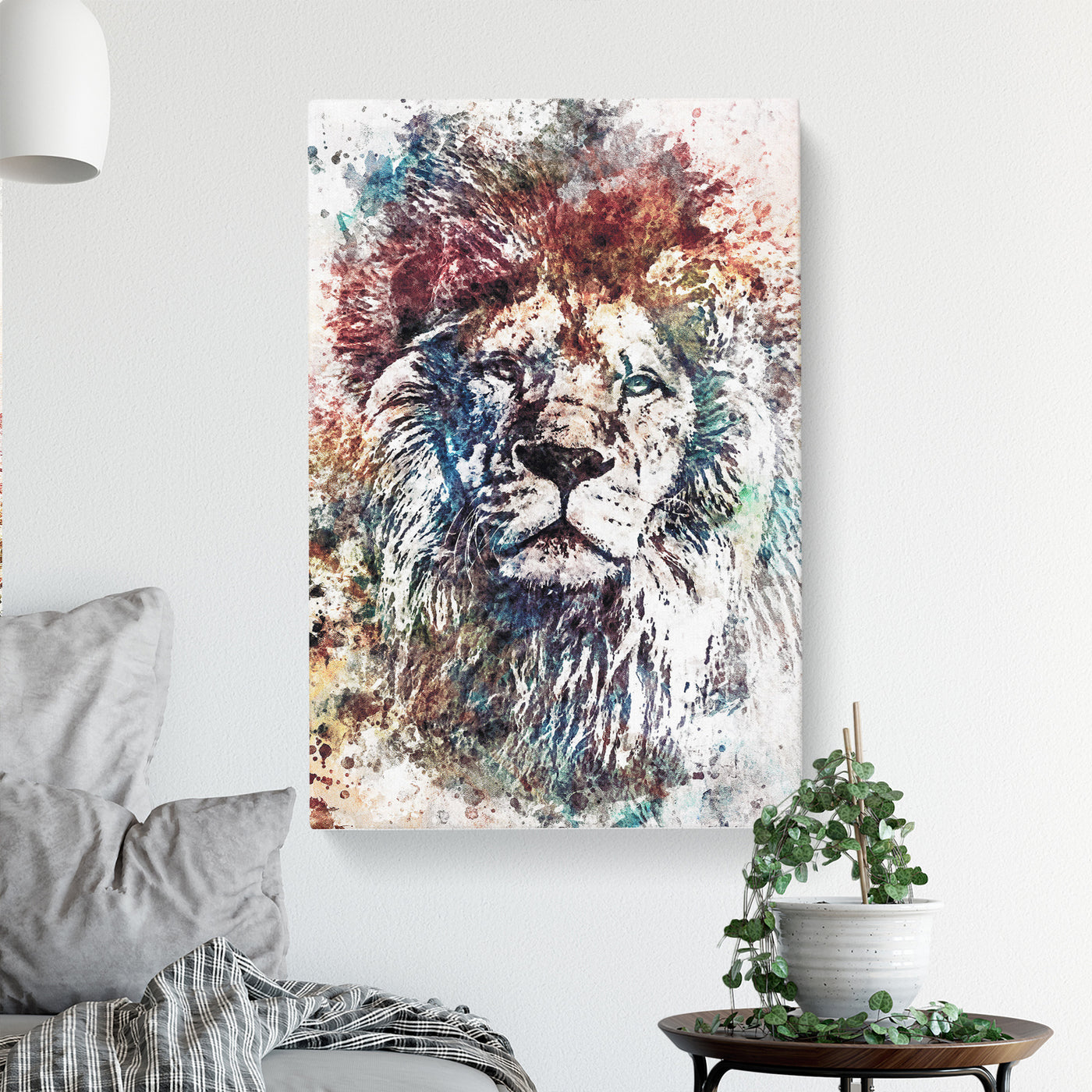Lion Abstract Art