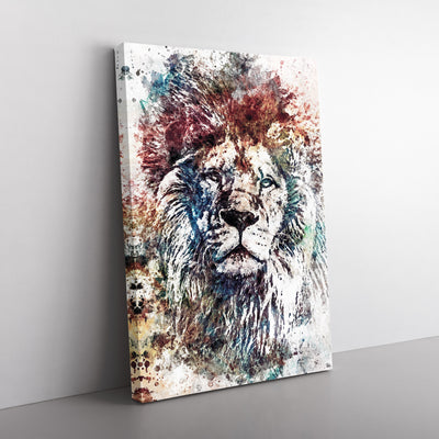 Lion Abstract Art