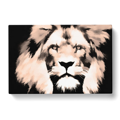 Lion In Abstract Canvas Print Main Image