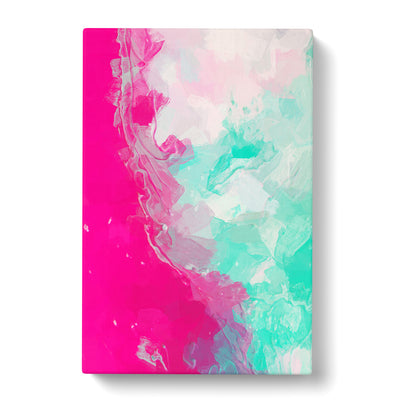 Lucky Heart In Abstract Canvas Print Main Image