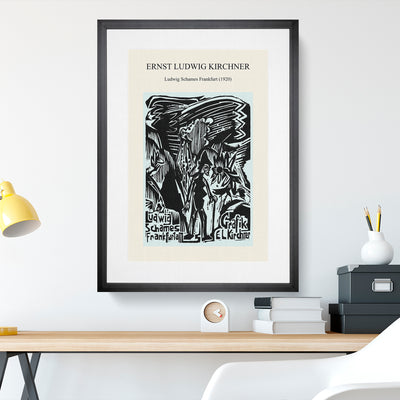 Ludwig Schames Frankfurt Print By Ernst Ludwig Kirchner