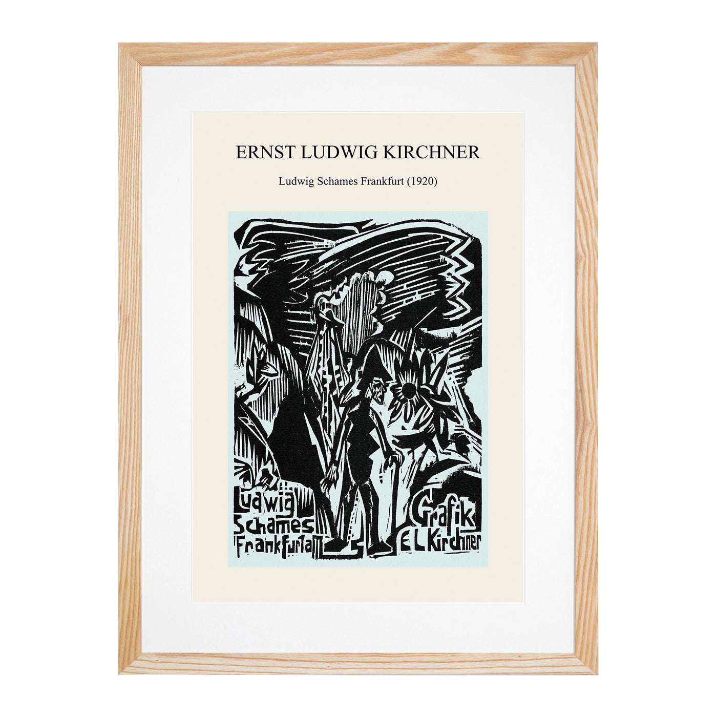 Ludwig Schames Frankfurt Print By Ernst Ludwig Kirchner