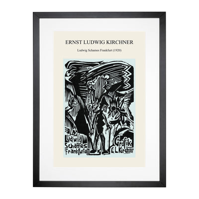 Ludwig Schames Frankfurt Print By Ernst Ludwig Kirchner Framed Print Main Image