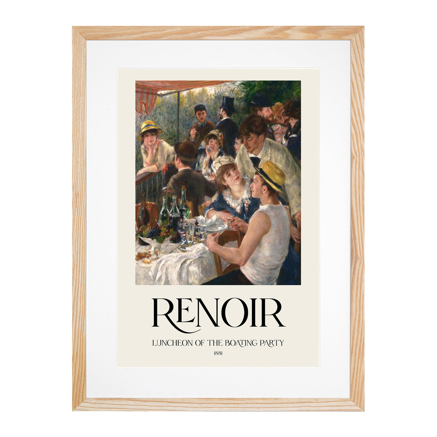 Luncheon Of The Boating Party Print By Pierre-Auguste Renoir