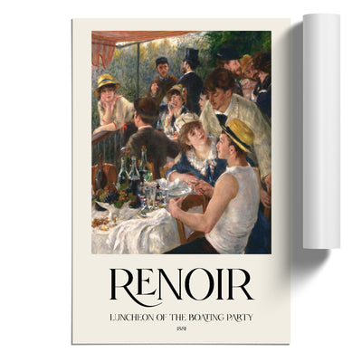 Luncheon Of The Boating Party Print By Pierre-Auguste Renoir