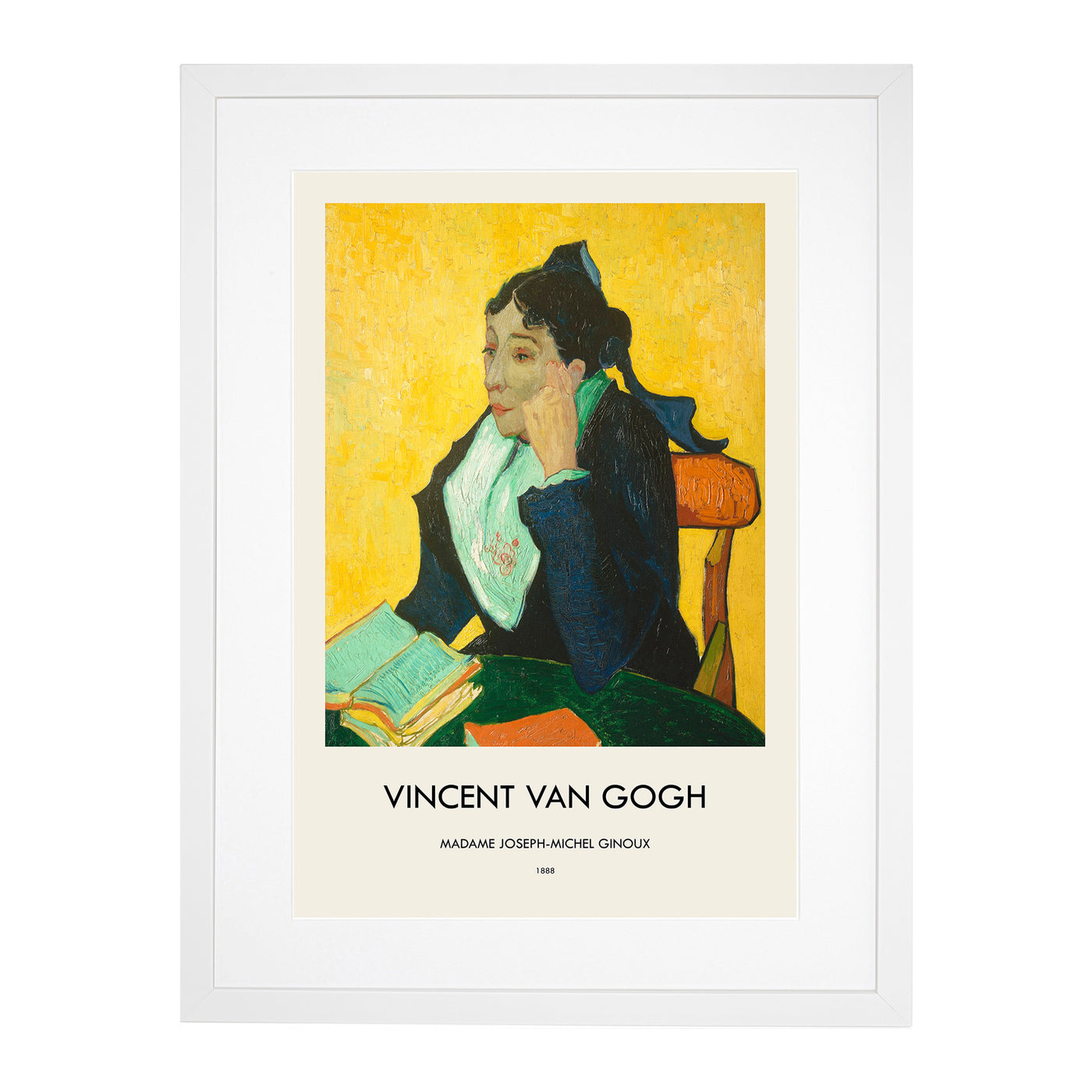 Madame Joseph-Michel Ginoux Print By Vincent Van Gogh