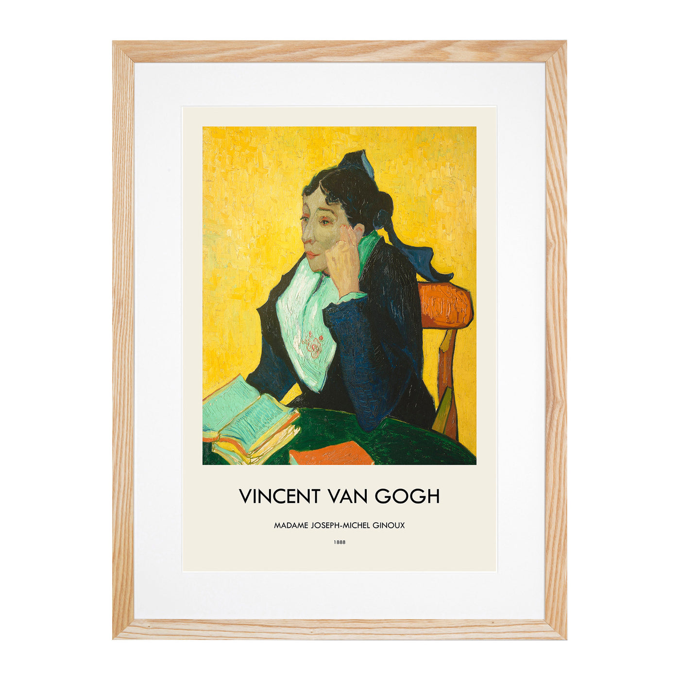 Madame Joseph-Michel Ginoux Print By Vincent Van Gogh