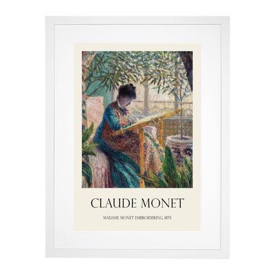 Madame Monet Print By Claude Monet