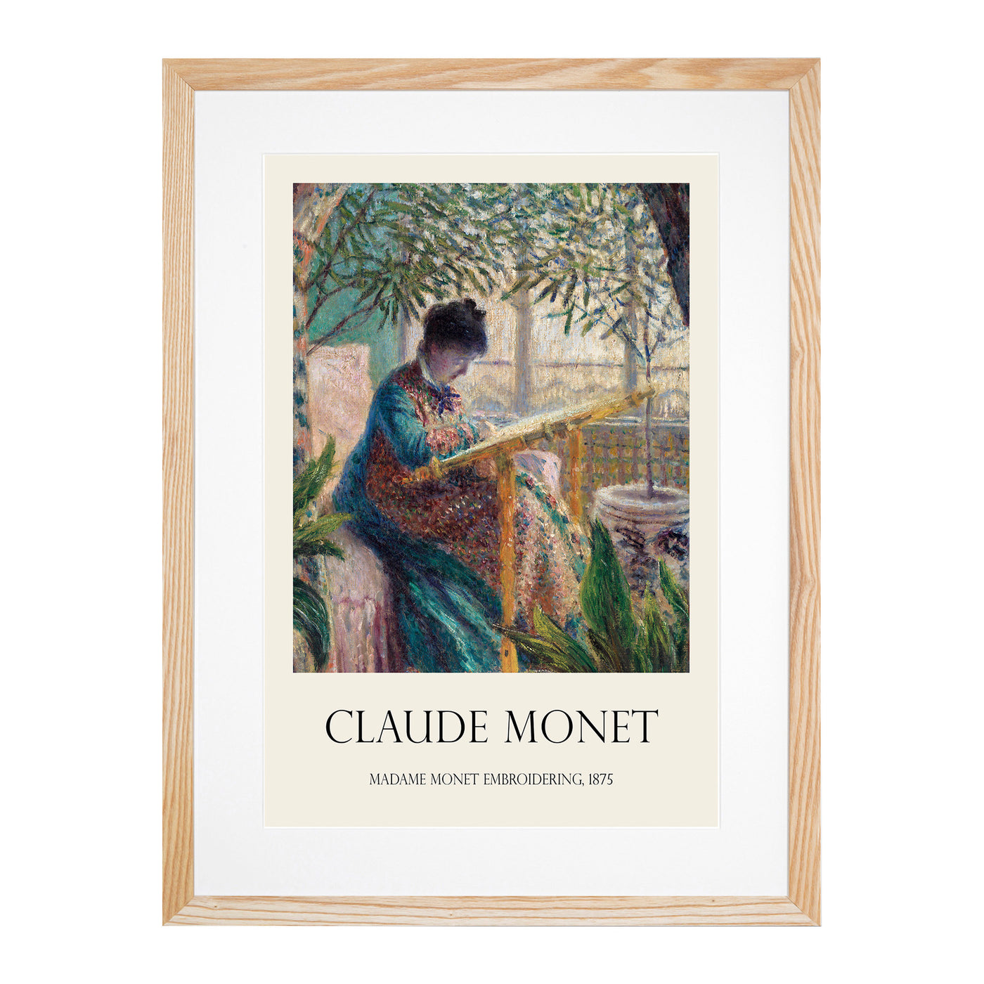 Madame Monet Print By Claude Monet