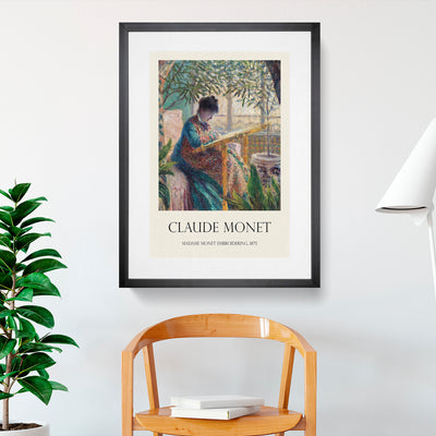 Madame Monet Print By Claude Monet