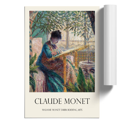 Madame Monet Print By Claude Monet