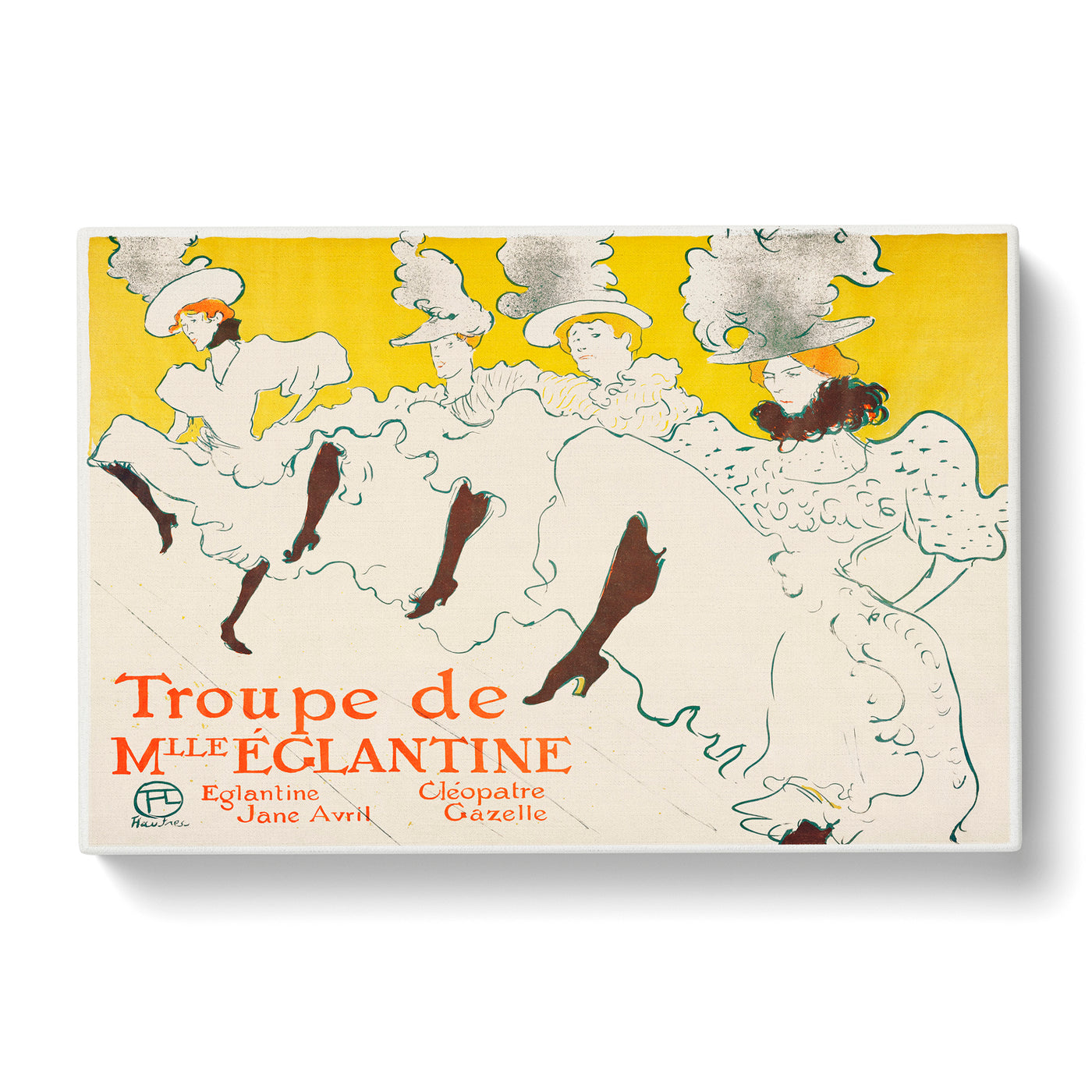 Mademoiselle Eglantine’S Troupe Vol.1 Byx Henri De Toulouse Lautreccan Canvas Print Main Image