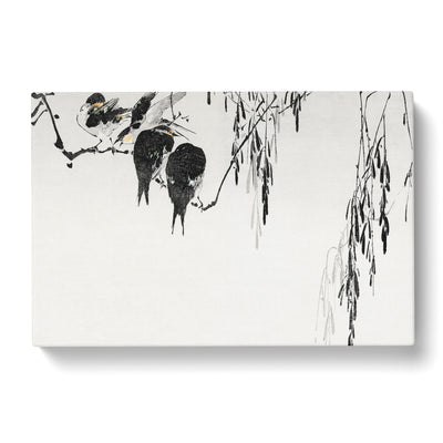 Magpies By Watanabe Seitei Canvas Print Main Image