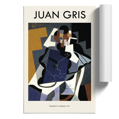 Man And Woman Print By Juan Gris