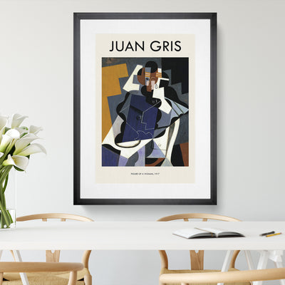 Man And Woman Print By Juan Gris