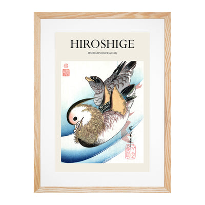 Mandarin Ducks Print By Utagawa Hiroshige