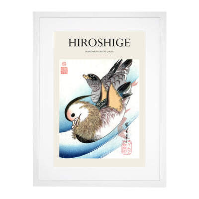 Mandarin Ducks Print By Utagawa Hiroshige