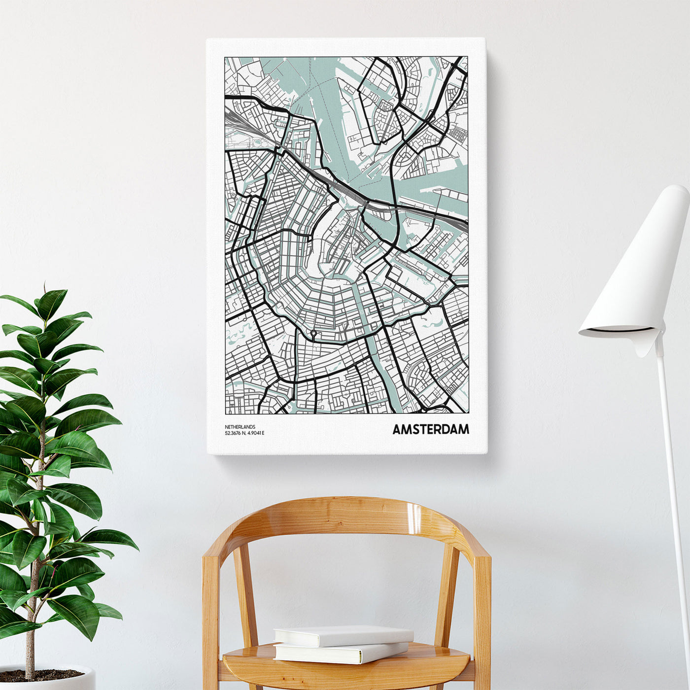 Map Amsterdam Netherlands