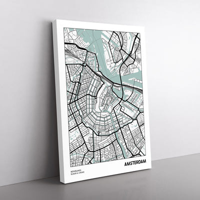 Map Amsterdam Netherlands