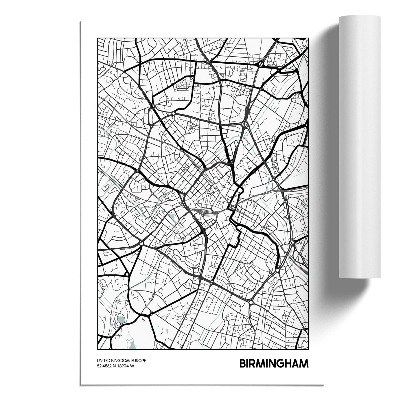 Map Birmingham UK