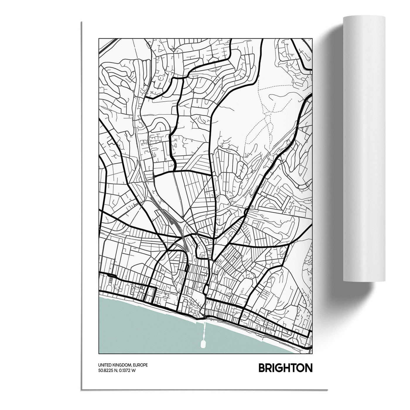 Map Brighton UK