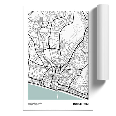 Map Brighton UK