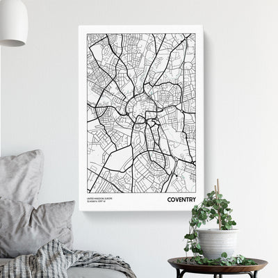 Map Coventry Uk