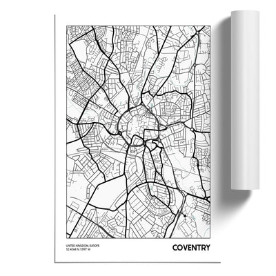 Map Coventry UK