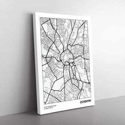 Map Coventry Uk