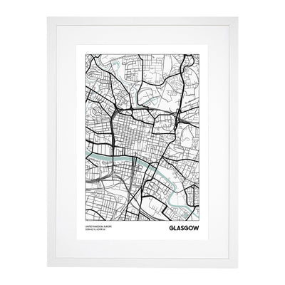 Map Glasgow UK