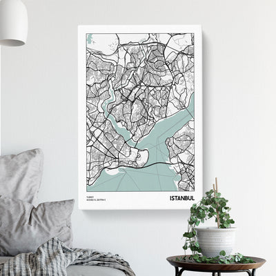 Map Istanbul Turkey