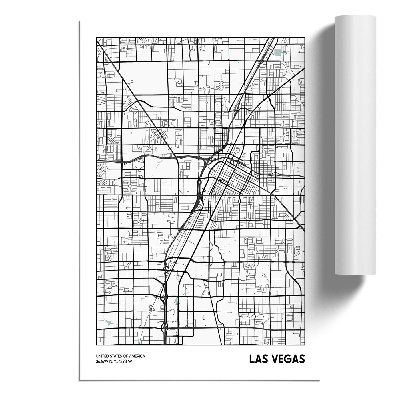 Map Las Vegas USA