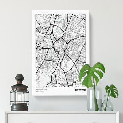 Map Leicester Uk