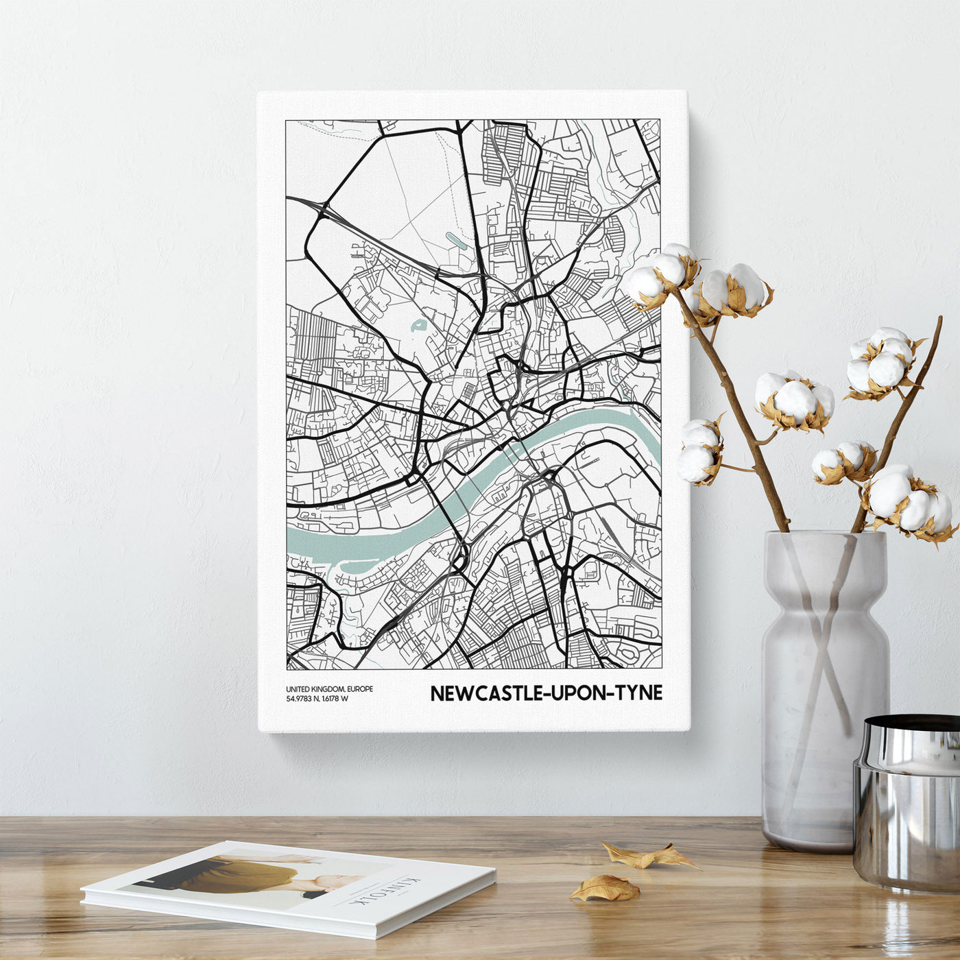 Map Newcastle Upon Tyne Uk