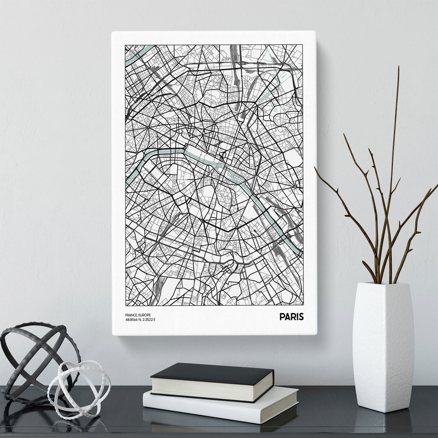 Map Paris France