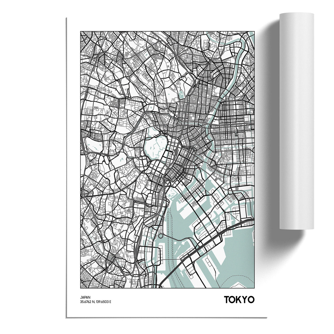 Map Tokyo Japan