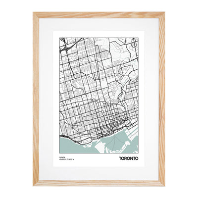 Map Toronto CANADA