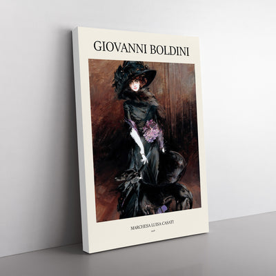 Marchesa Casati With A Greyhound Print By Giovanni Boldini