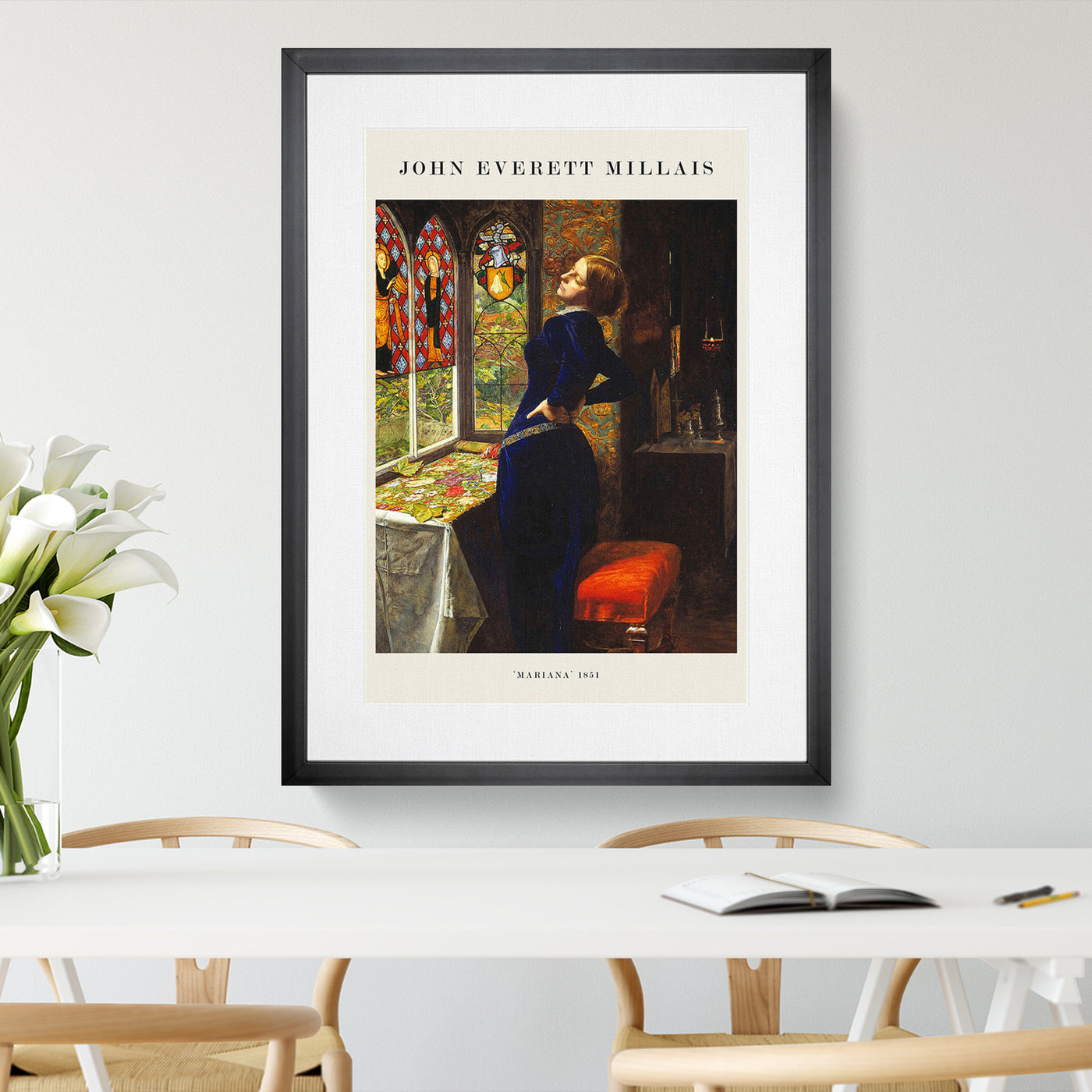 Mariana Print By John Everett Millais