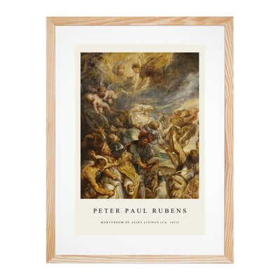 Martyrdom Of Saint Livinus Print By Peter Paul Rubens