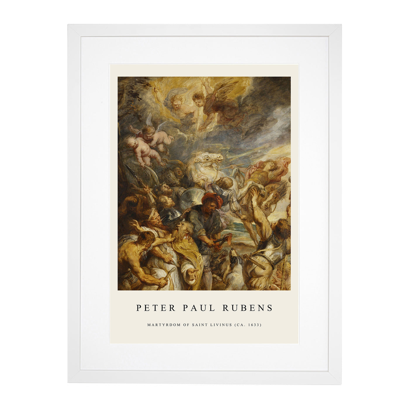 Martyrdom Of Saint Livinus Print By Peter Paul Rubens