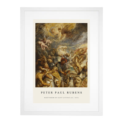 Martyrdom Of Saint Livinus Print By Peter Paul Rubens