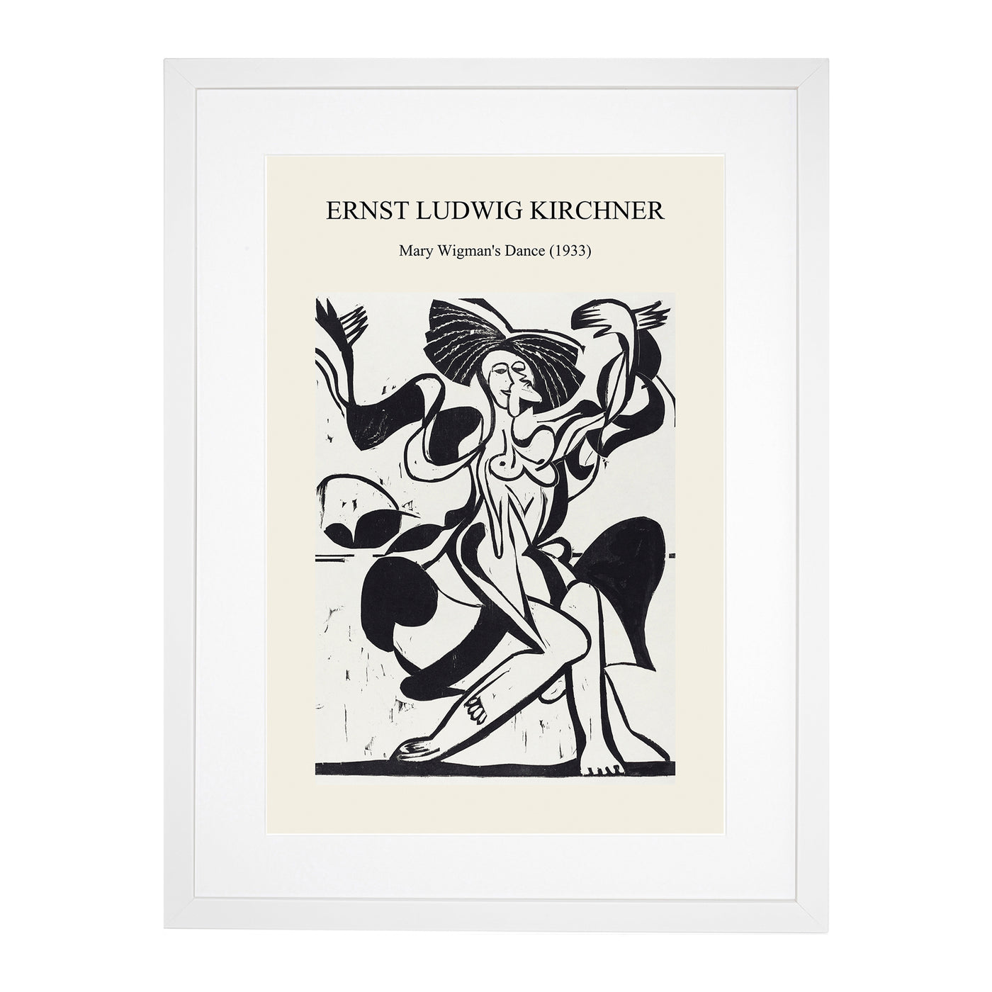 Mary Wigmans Dance Print By Ernst Ludwig Kirchner