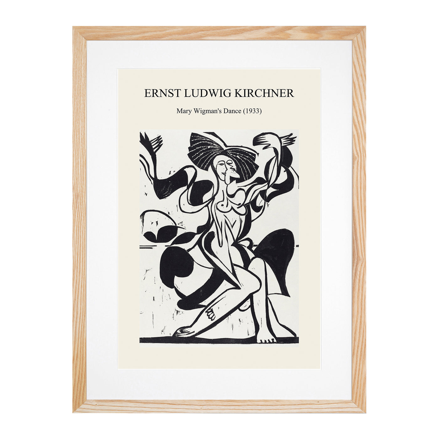 Mary Wigmans Dance Print By Ernst Ludwig Kirchner