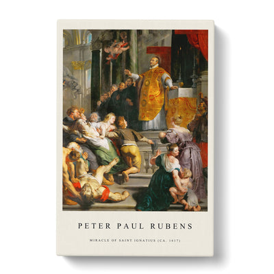 Miracles Print By Peter Paul Rubens Canvas Print Main Image