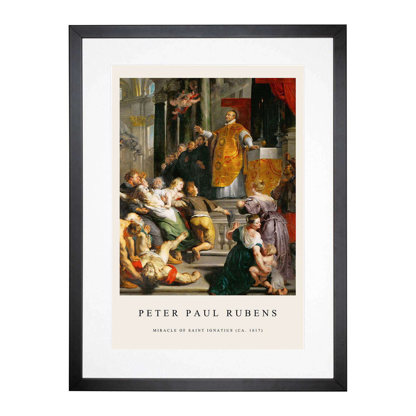 Miracles Print By Peter Paul Rubens Framed Print Main Image