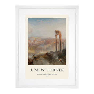 Modern Rome Campo Vaccino Print By Joseph-Mallord William Turner