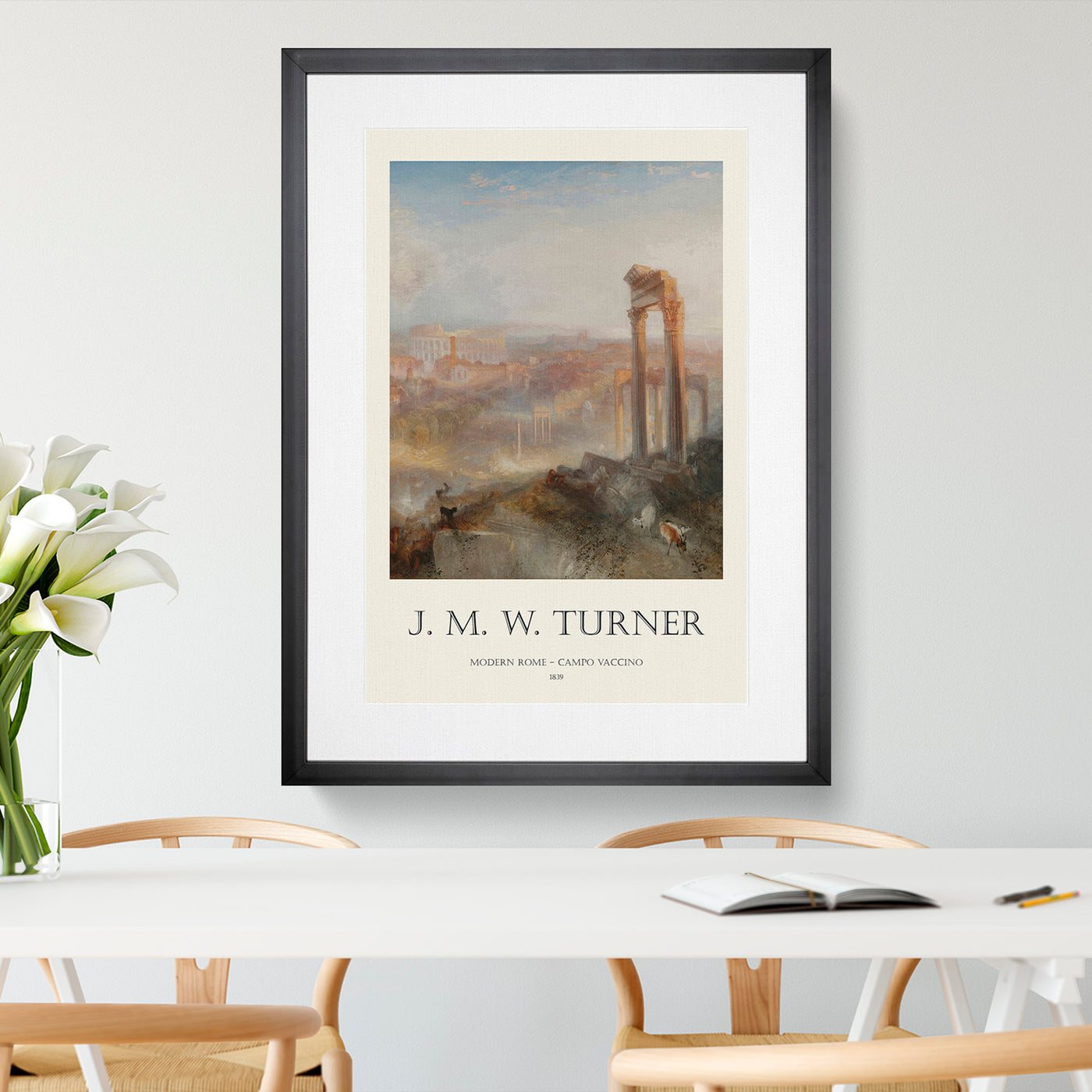 Modern Rome Campo Vaccino Print By Joseph-Mallord William Turner